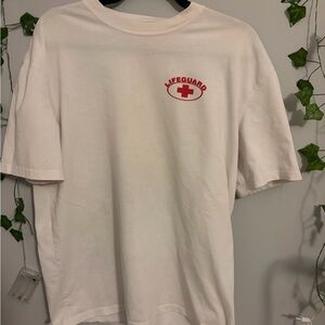 Unisex Lifeguard T Shirt Size L